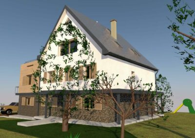Üdülő átalakítása és bővítése – Galyatető