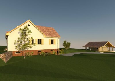 Új építésű falusi családi ház - Gyöngyöstarján