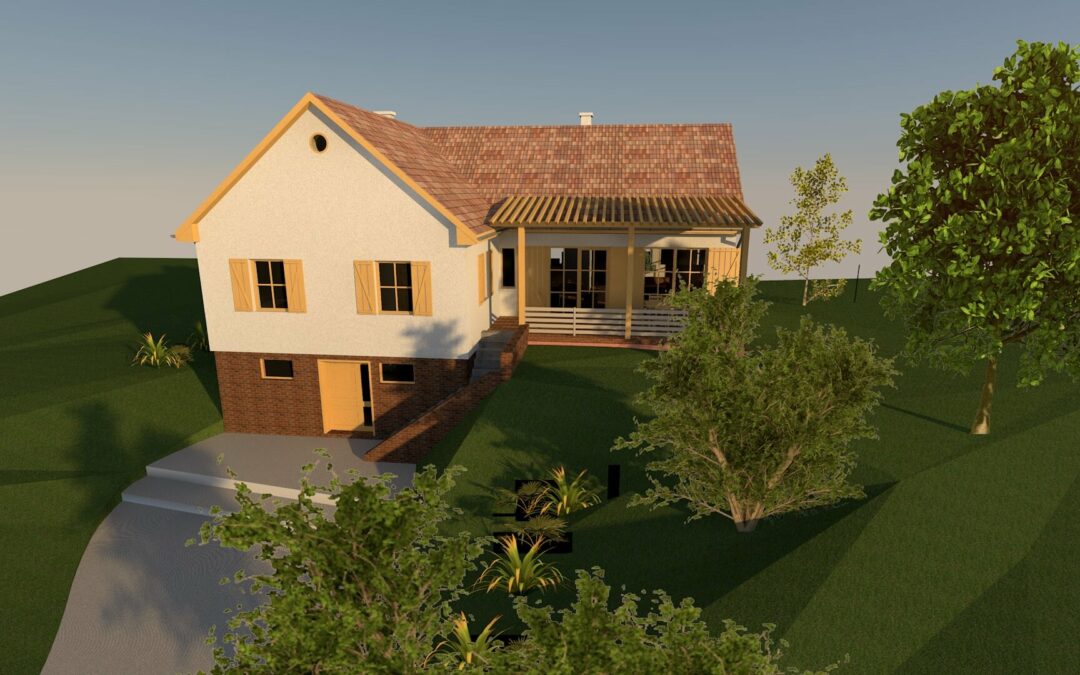 Új építésű falusi családi ház  – Gyöngyöstarján